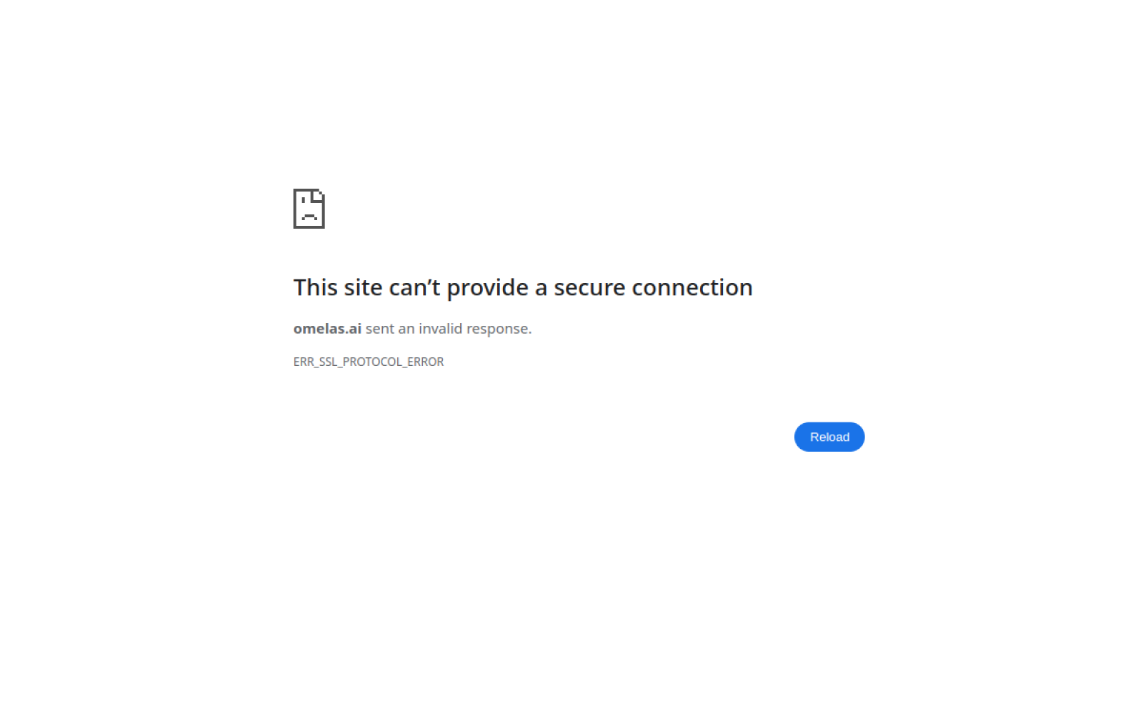 Omelas AI homepage preview